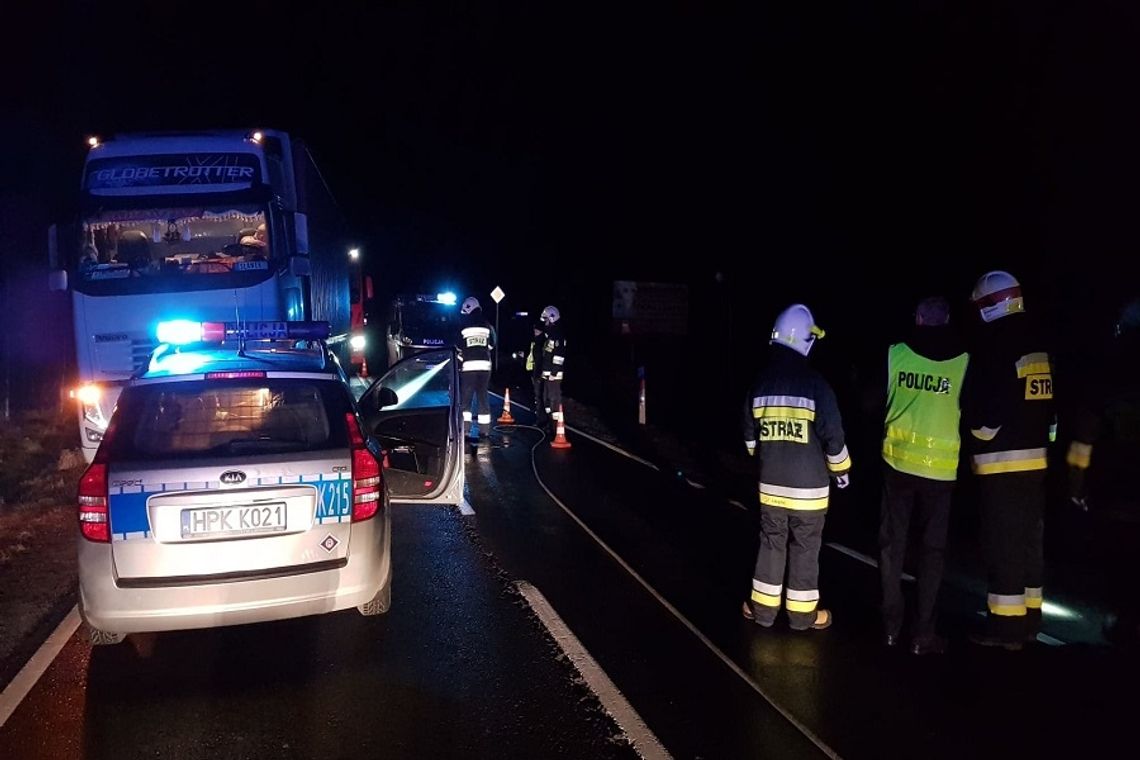 PUSTYNY: Potrącenie mężczyzny na DK19