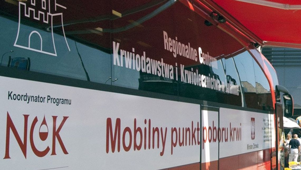 Ratuj życie, oddaj krew w krwiobusie