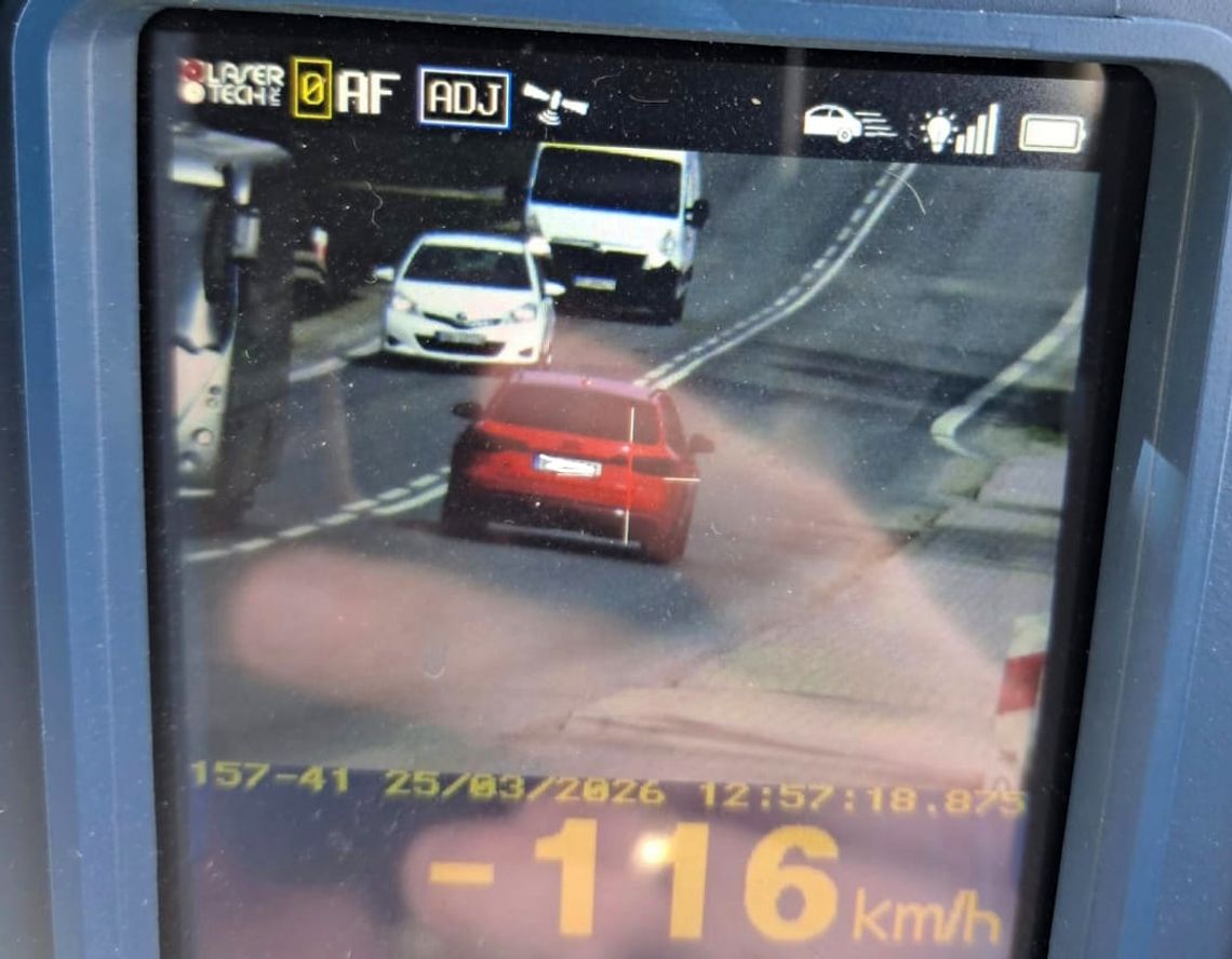 Rażące przekroczenia prędkości w Krośnie i Rogach. Dwóch kierowców straciło prawo jazdy