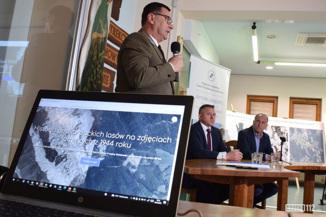 RDLP w Krośnie chwali się zdjęciami z 1944 roku i pokazuje jak zmieniła się lesistość Podkarpacia