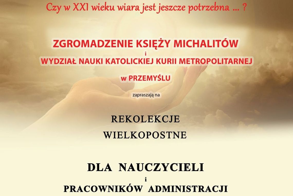 Rekolekcje dla nauczycieli i pracowników administracji w Miejscu Piastowym