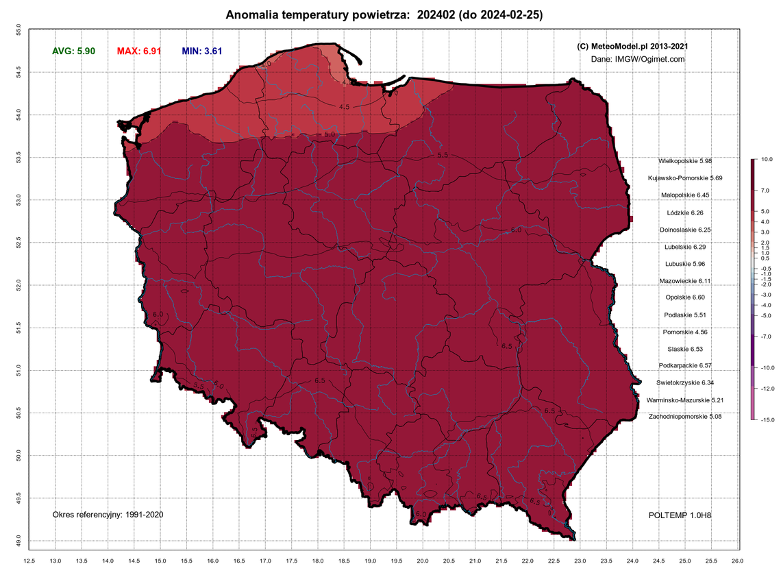 Rekordowo ciepły luty. W Krośnie padł rekord temperatury!