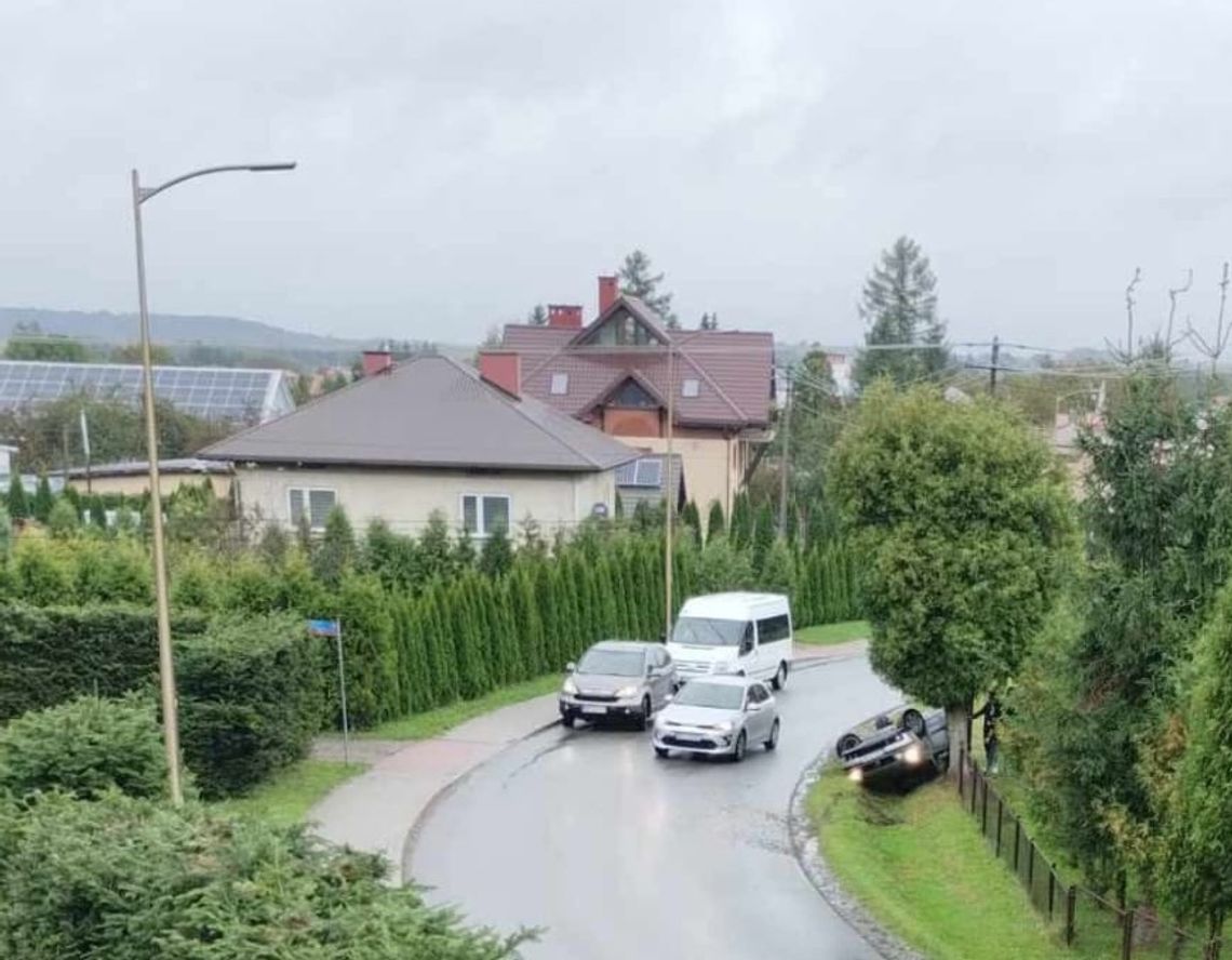 Rogi. Niebezpieczny zakręt i samochody wypadające z drogi. „Czy naprawdę musi zginąć pieszy?”