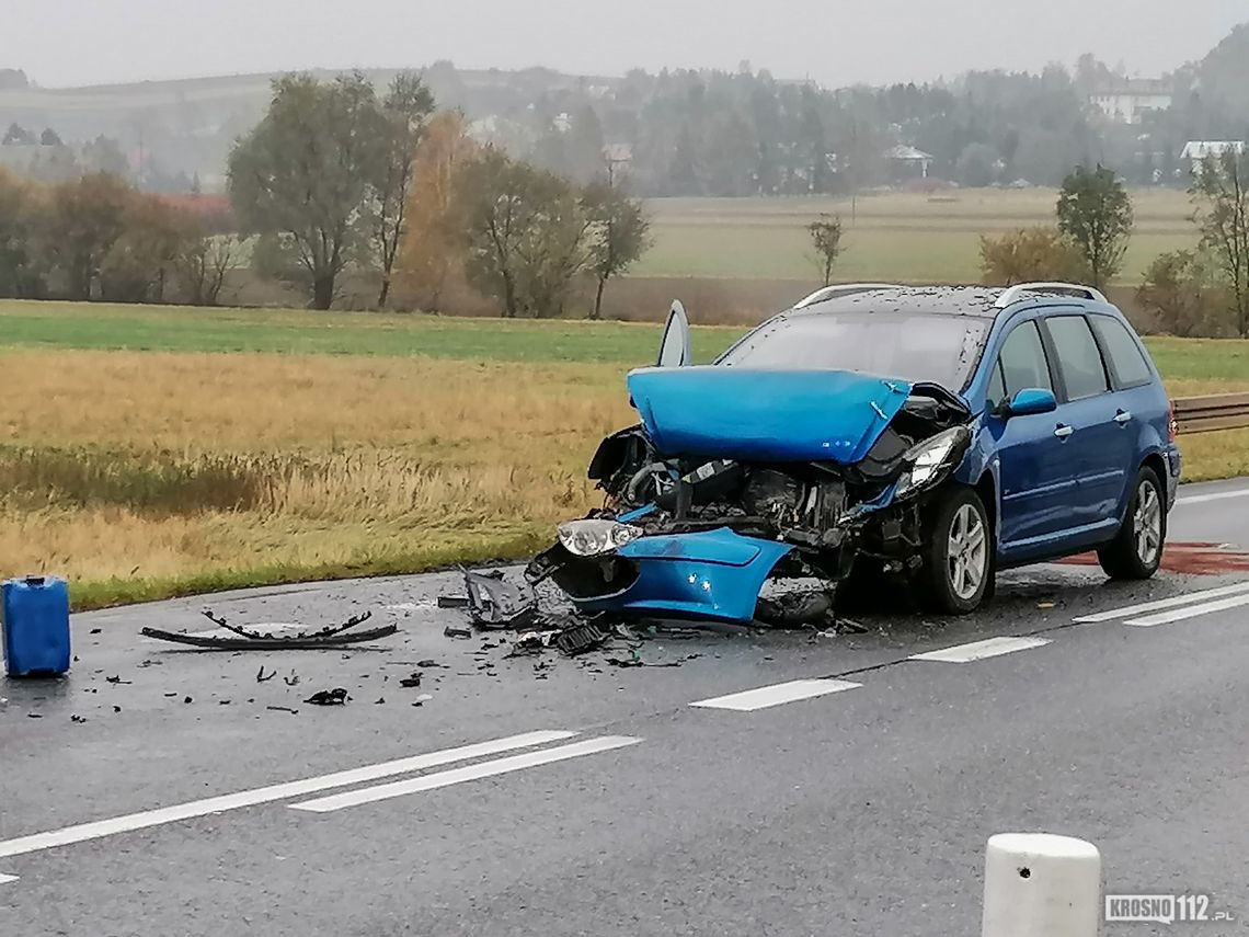ROGI: Zderzenie dwóch pojazdów na ulicy Trakt Papieski
