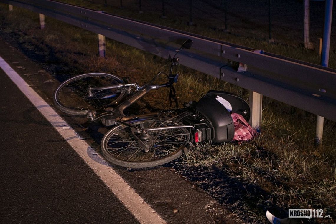 Rowerzystka potrącona na DK19 w Pustynach