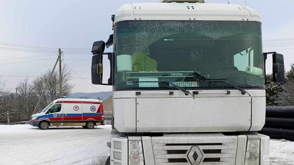 Równe. U kierowcy ciężarówki doszło do nagłego zatrzymania krążenia