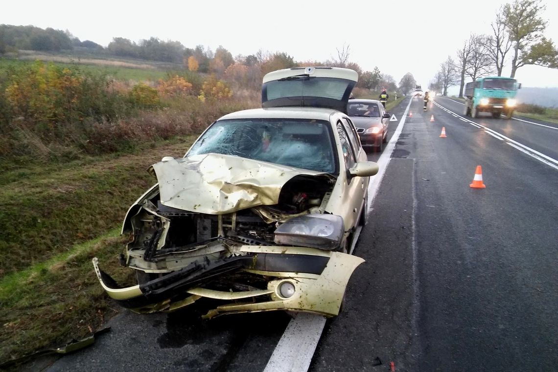 RÓWNE: Zderzenie jelenia i samochodu osobowego