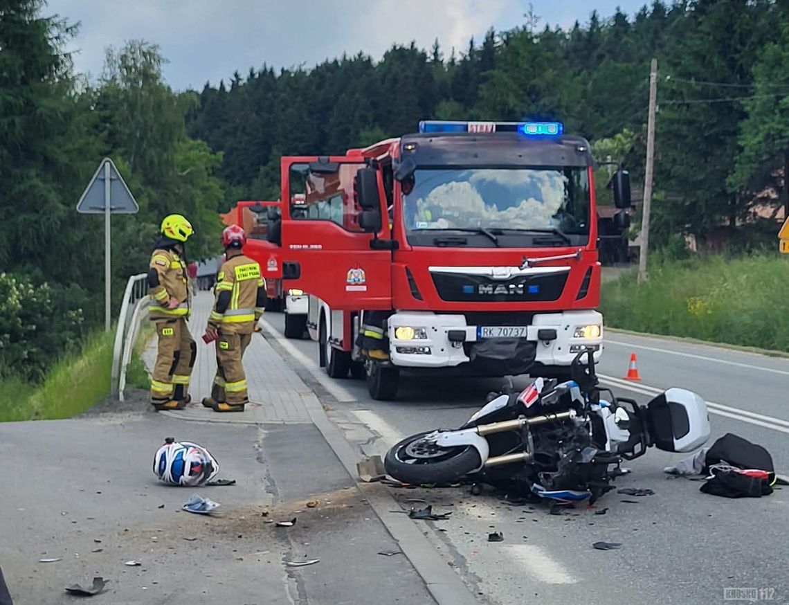 Równe. Zderzenie samochodu osobowego z dwoma motocyklistami