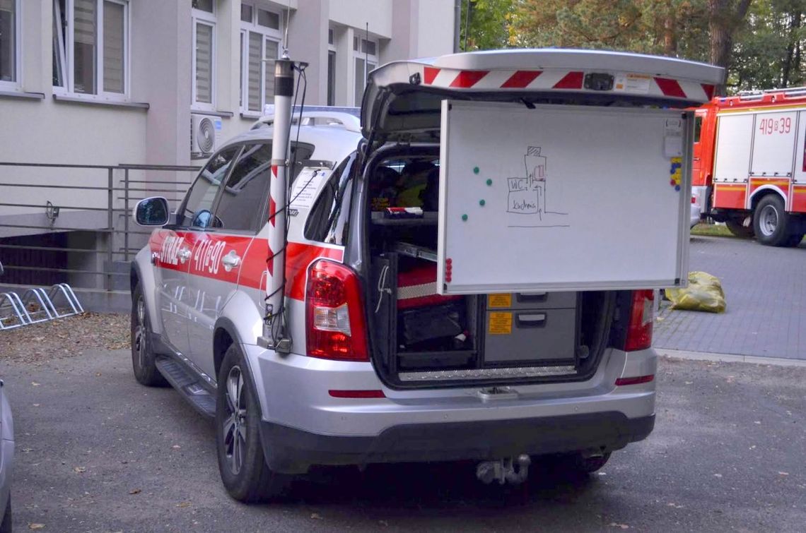 Rozbity termometr rtęciowy w Haczowie. Na miejscu grupa chemiczno-ekologiczna