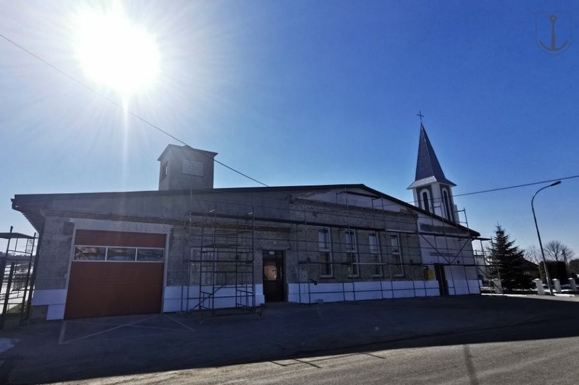 Rozpoczęły się prace remontowe Domu Strażaka w Spornym