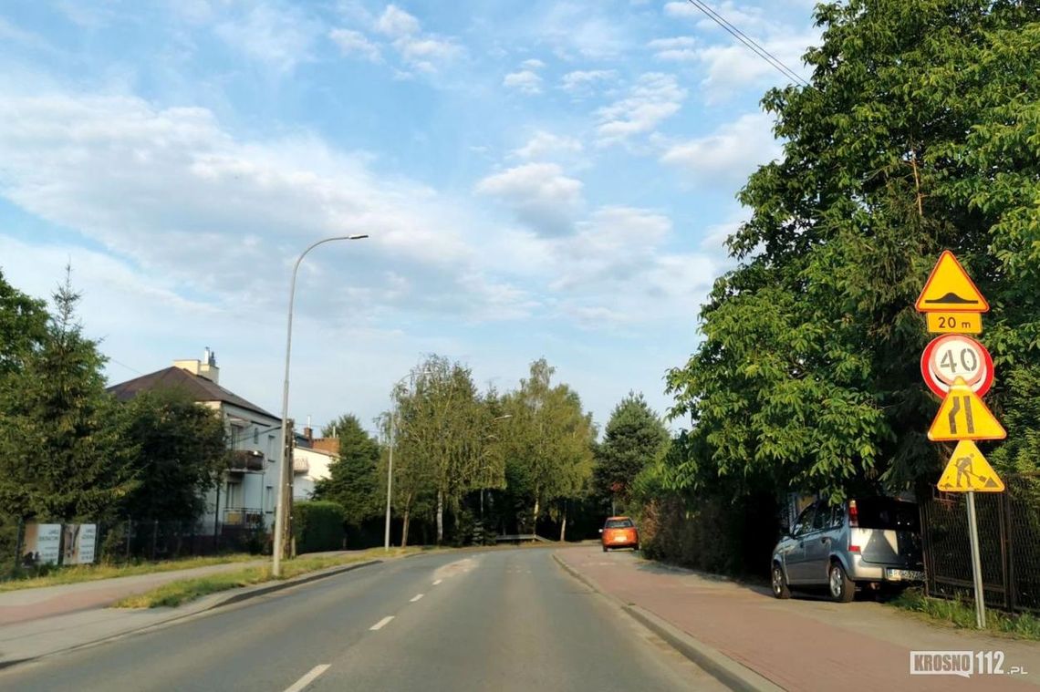 Ruch wahadłowy na ul. Bursaki. Budowa progów zwalniających