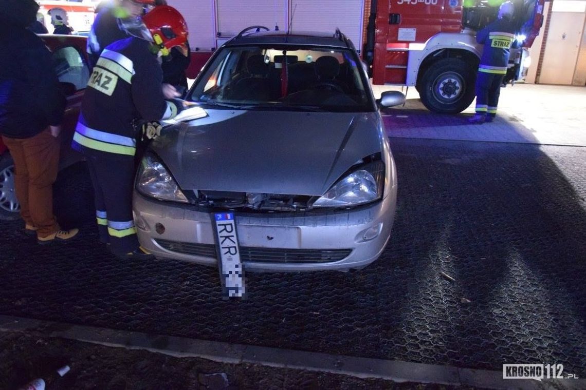 RYMANÓW: Kolizja przed biedronką