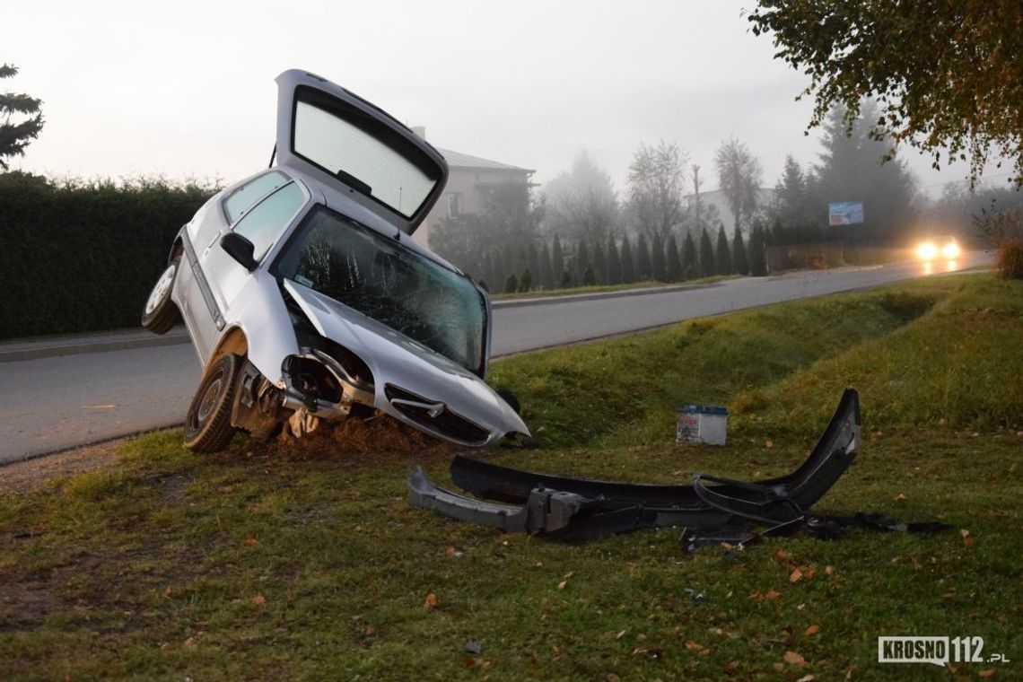 RYMANÓW: Poranny wypadek na Kolejowej
