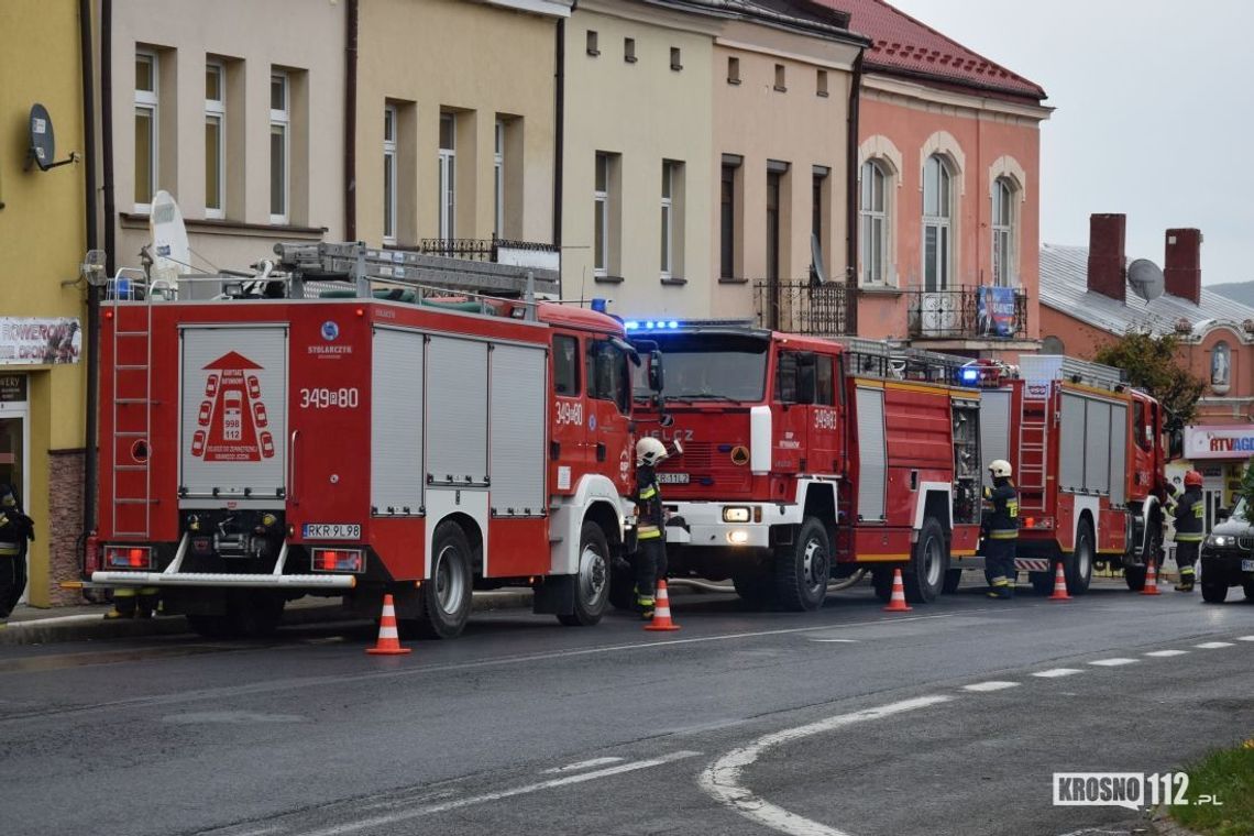 RYMANÓW: Pożar kuchenki gazowej. Interweniowali strażacy