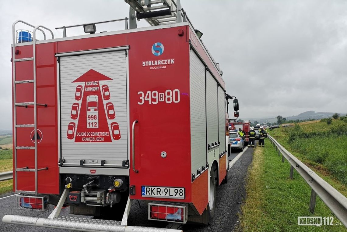 RYMANÓW: Trzy kolizje na DK28. 4-letnie dziecko w szpitalu