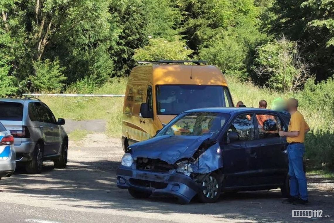 ? Rymanów. Zderzenie samochodów na DK28
