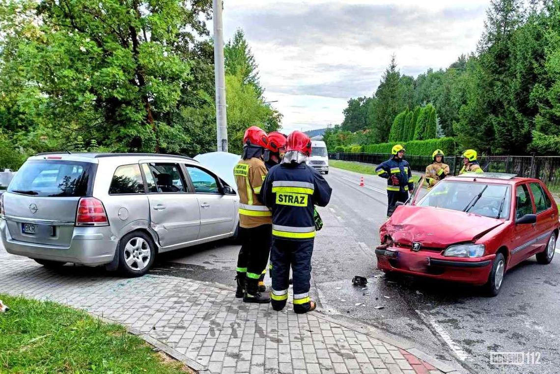 Rymanów. Zderzenie samochodów, wśród rannych dziecko [AKTUALIZACJA]