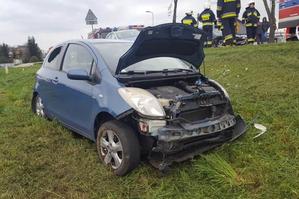 RYMANÓW: Zderzenie trzech samochodów na ulicy Sanockiej