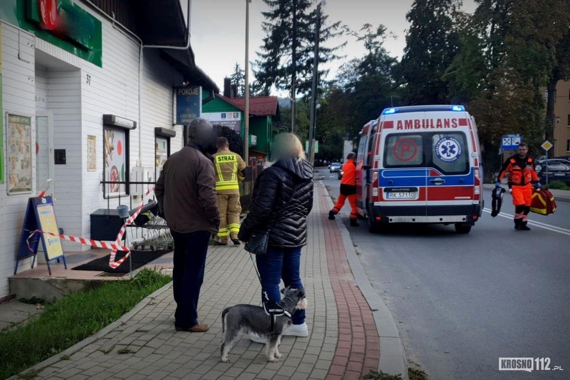 ? Rymanów-Zdrój. Mężczyzna zasłabł w sklepie. Nie żyje