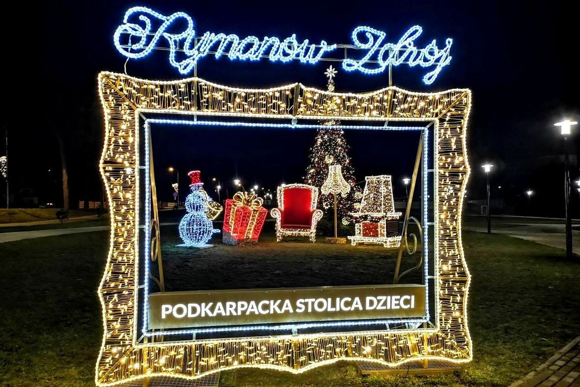 Rymanów-Zdrój. Świąteczne dekoracje w Podkarpackiej Stolicy Dzieci