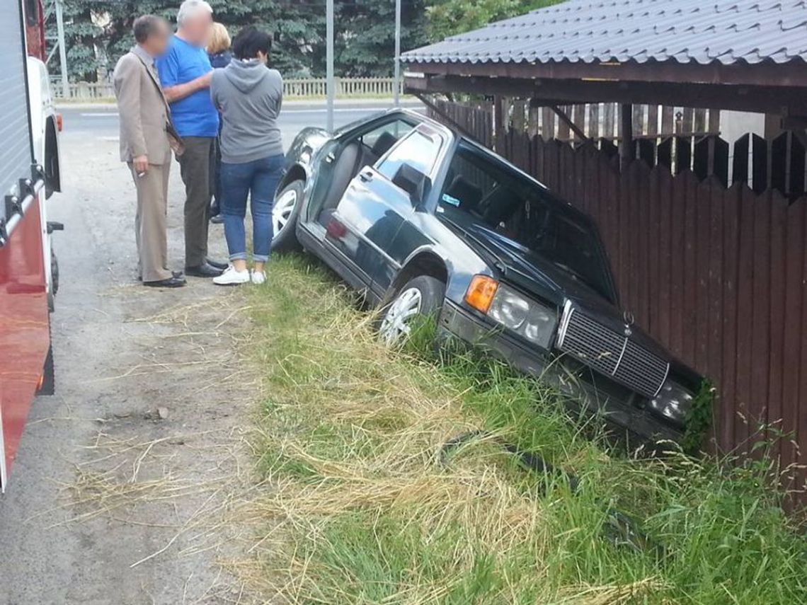 Rymanów: Zjechał z drogi, trafił do szpitala