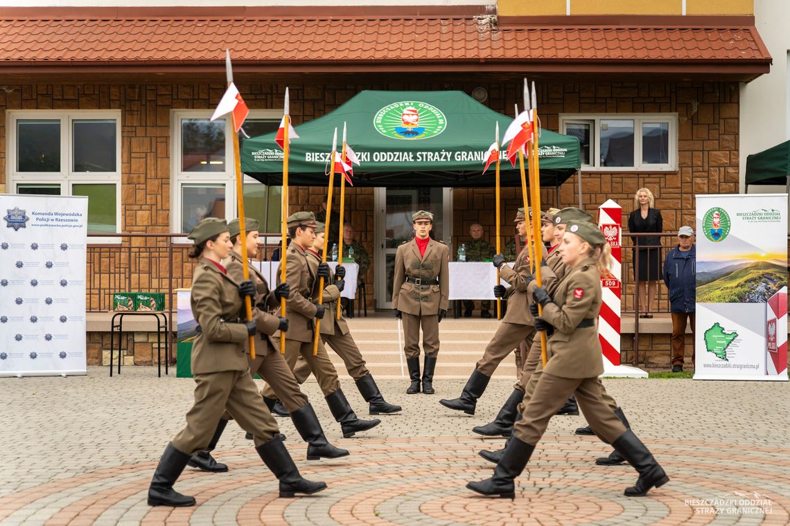 Rymanowska klasa mundurowa awansowała do finału ogólnopolskiego przeglądu musztry