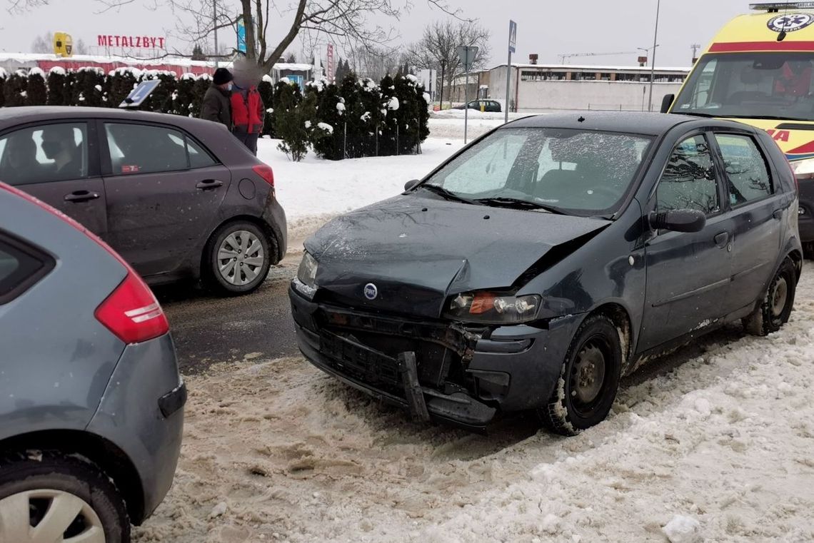 Seria kolizji na drogach Krosna i powiatu