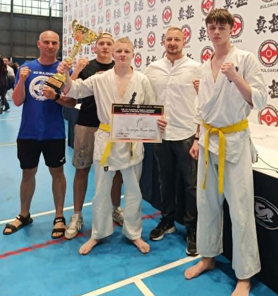 Seweryn Bożek z Krośnieńskiego Klubu Kyokushin Karate Mistrzem Europy!