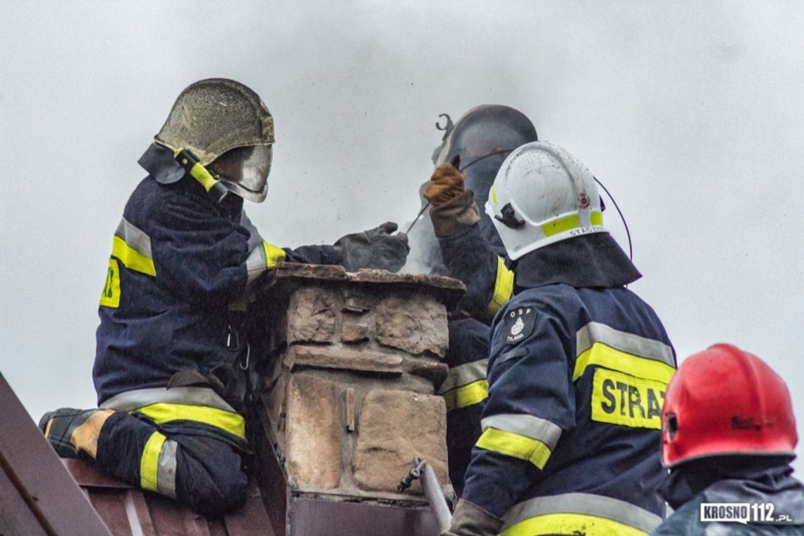 Sezon na pożary sadzy w przewodach kominowych