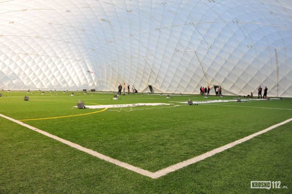 Sezon zimowy już coraz bliżej. „Balon” na Profbud Arenie już stoi