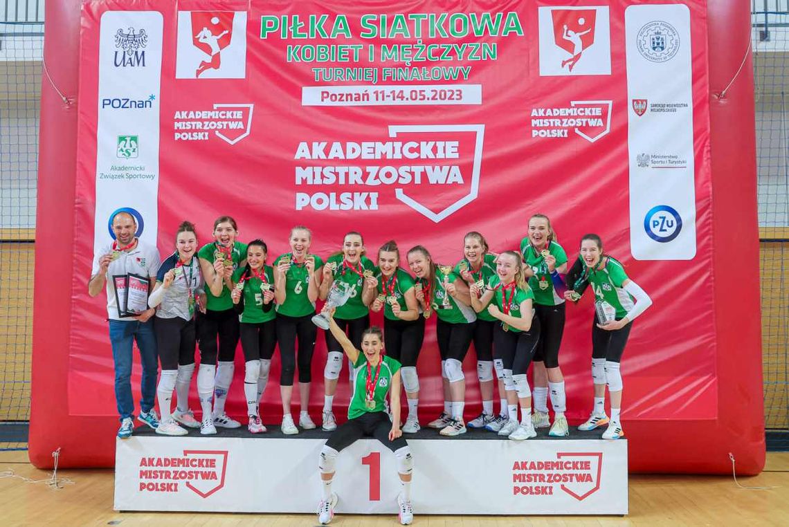 Siatkarki PANS w Krośnie zwyciężyły w finałach Akademickich Mistrzostw Polski!