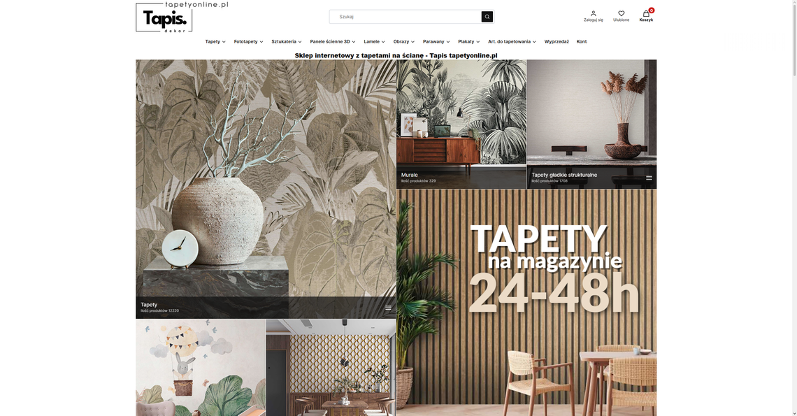 Sklep z tapetami tapetyonline.pl