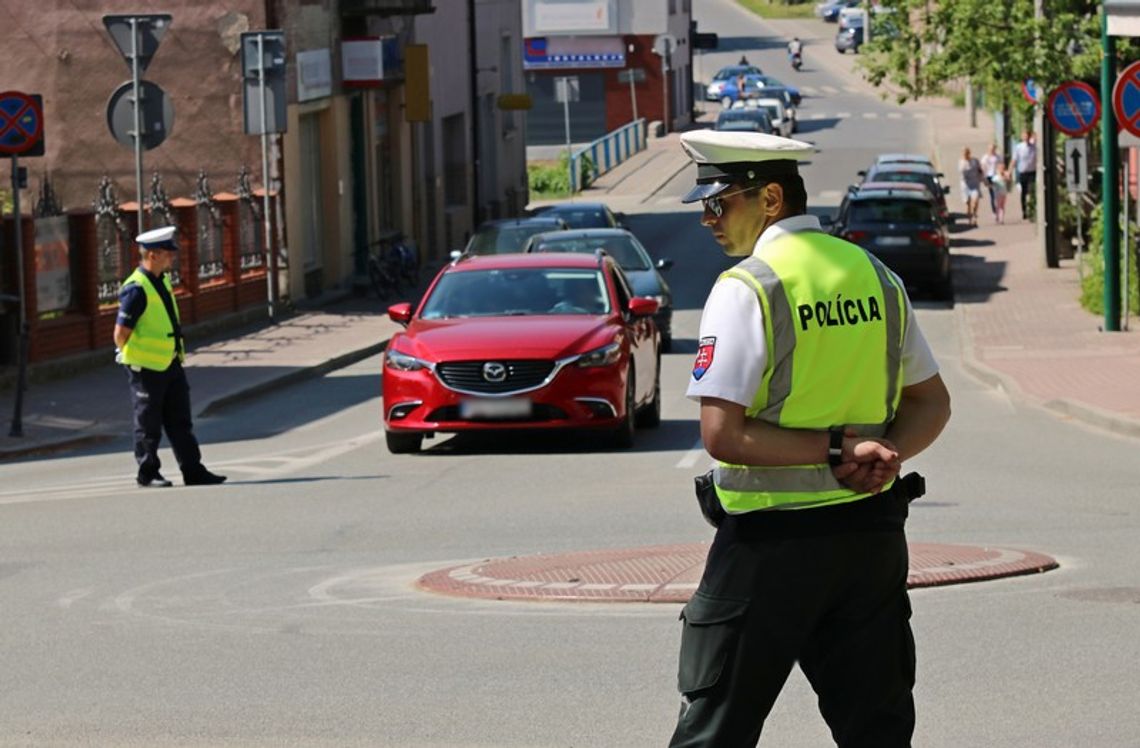 Słowaccy policjanci na drogach Krosna!