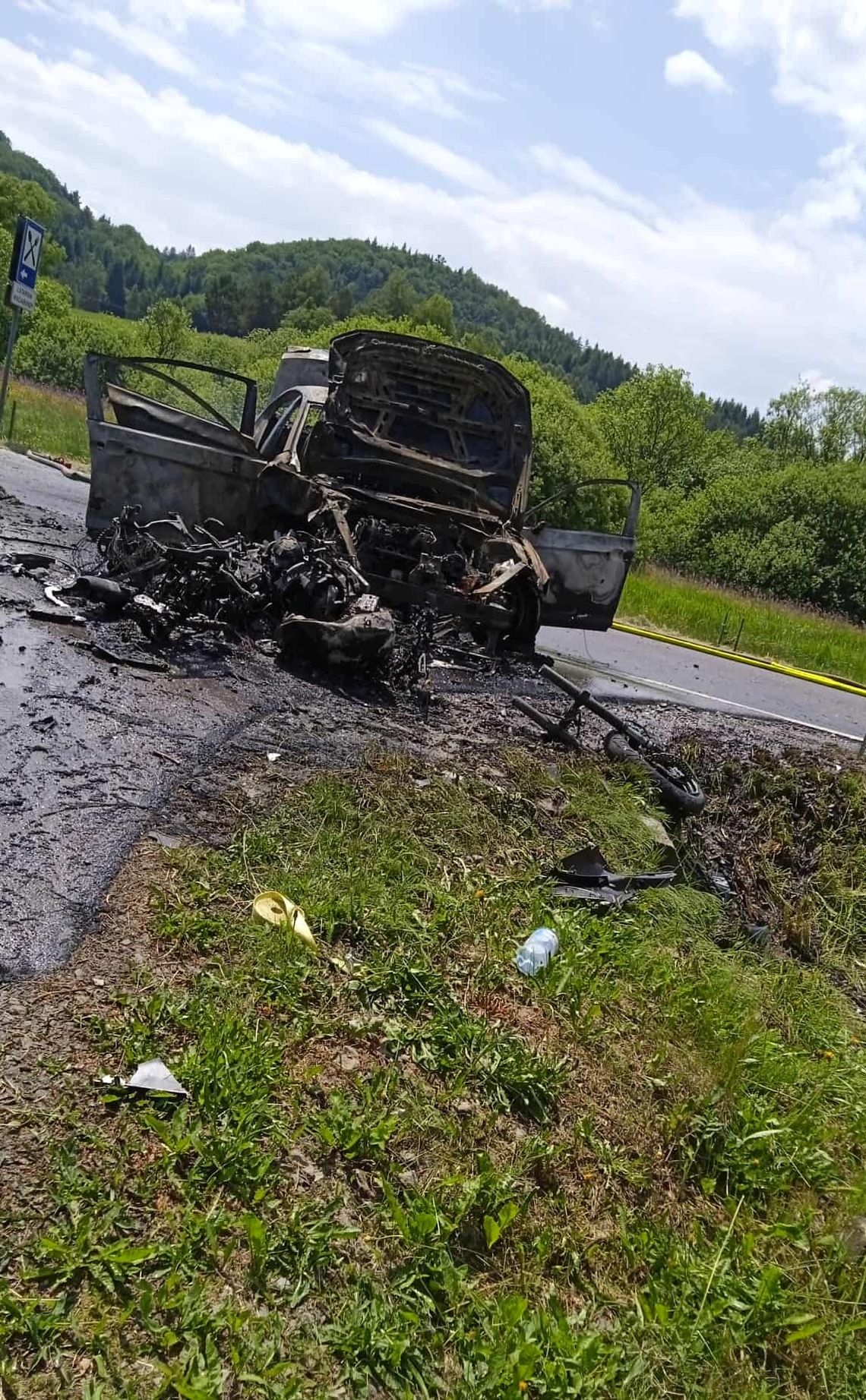 Śmierć motocyklisty. Droga wojewódzka nr 897 zablokowana