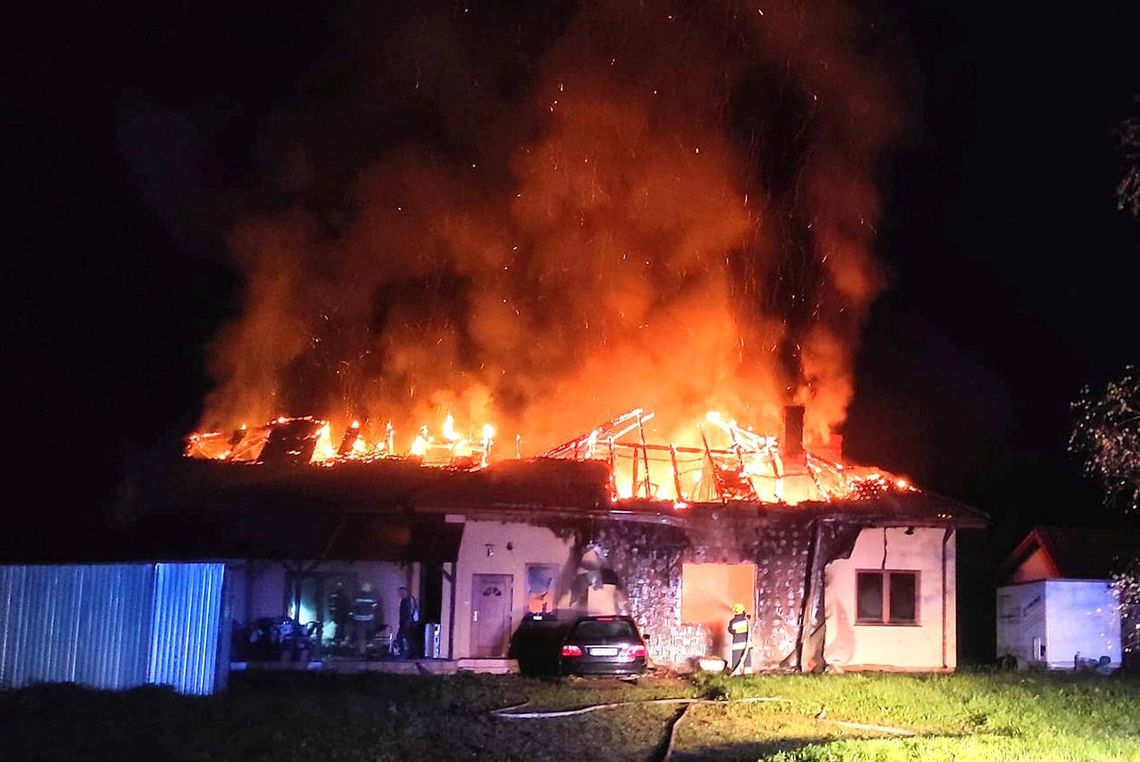 Śmierć w płomieniach. Pożar domu nad Sanem