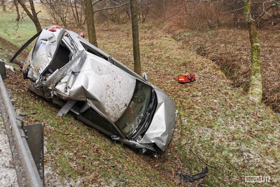 Sprawca wypadku w Jaszczwi nie miał prawa jazdy