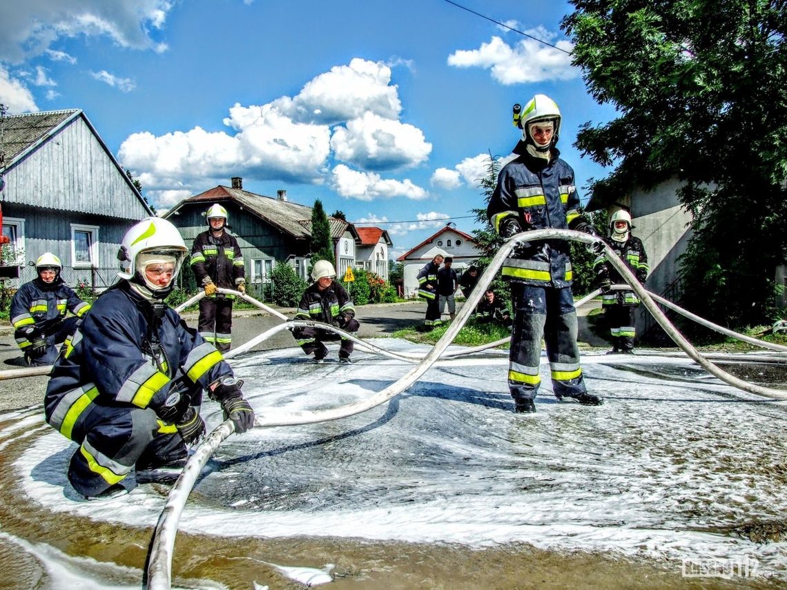Strażackie manewry w centrum Jaślisk