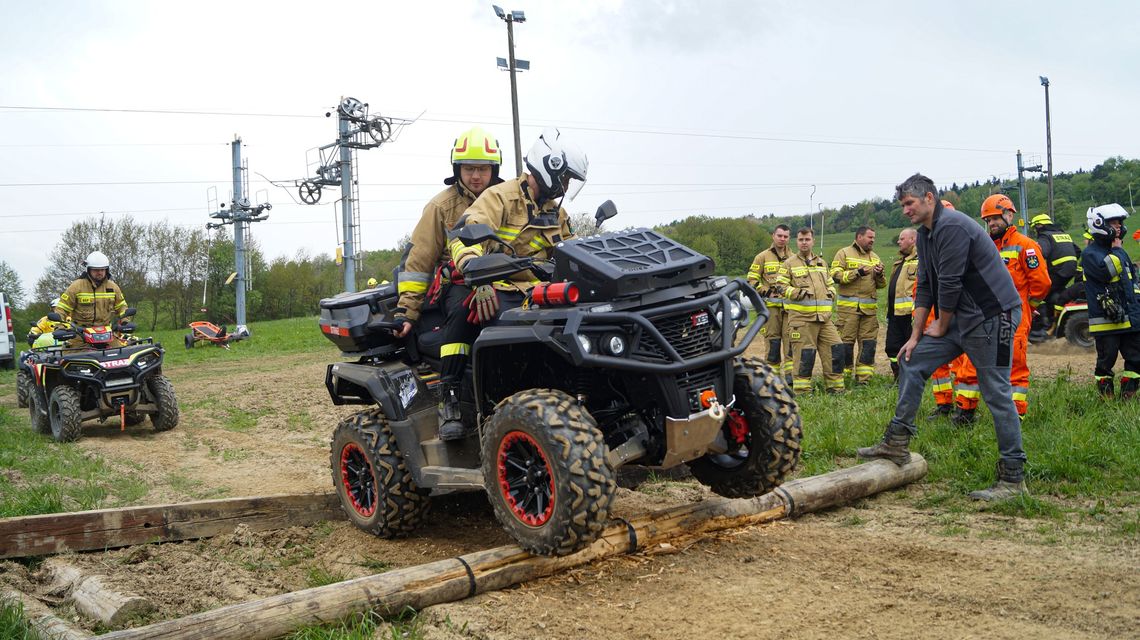 Strażacy doskonalili techniki jazdy pojazdami typu Quad