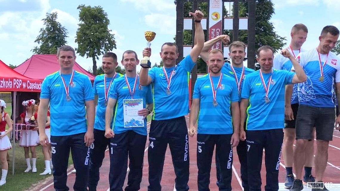Strażacy z Krosna Wicemistrzami Polski w pożarniczym ćwiczeniu bojowym!