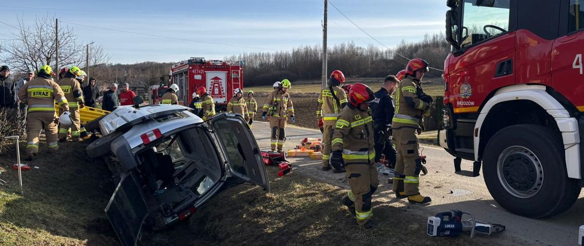 Brzozowscy strażacy zawsze gotowi do pomocy, nawet poza służbą