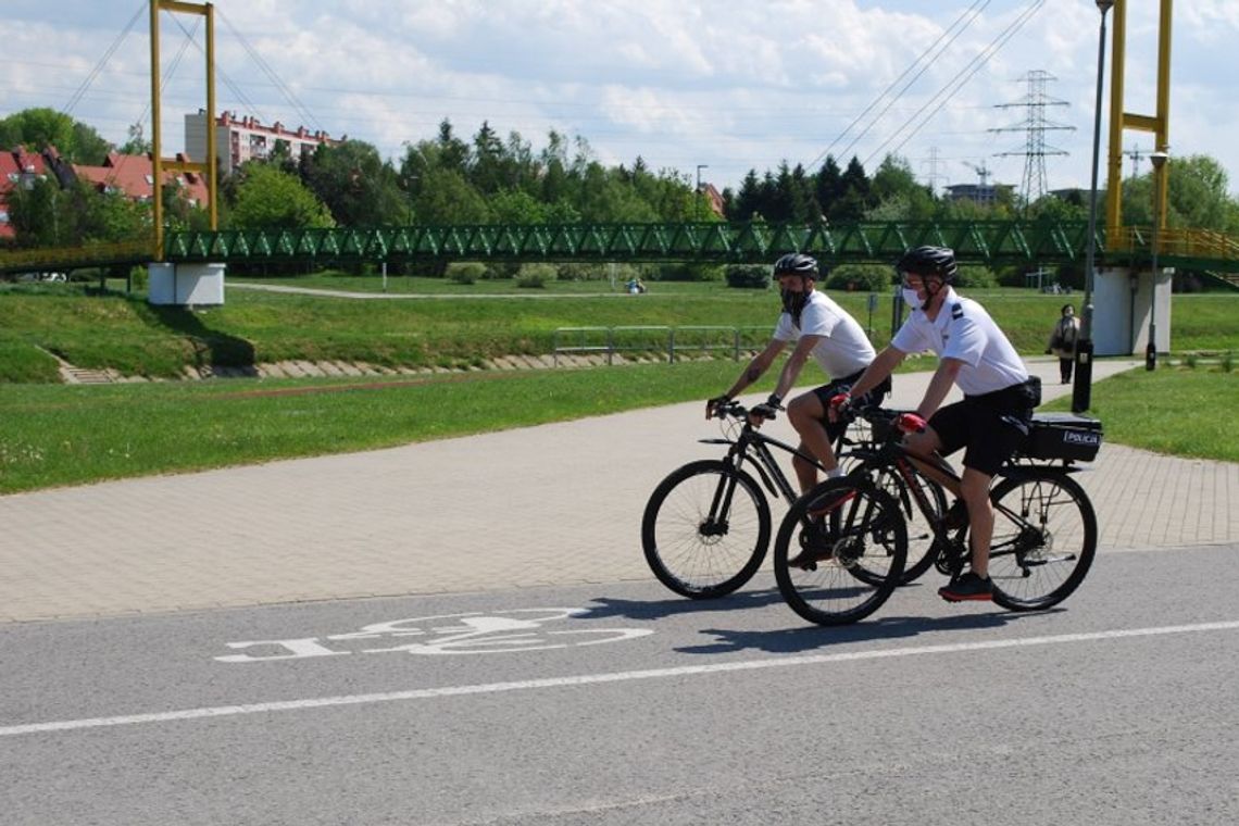 Światowy Dzień Roweru obchodzony był także w policji