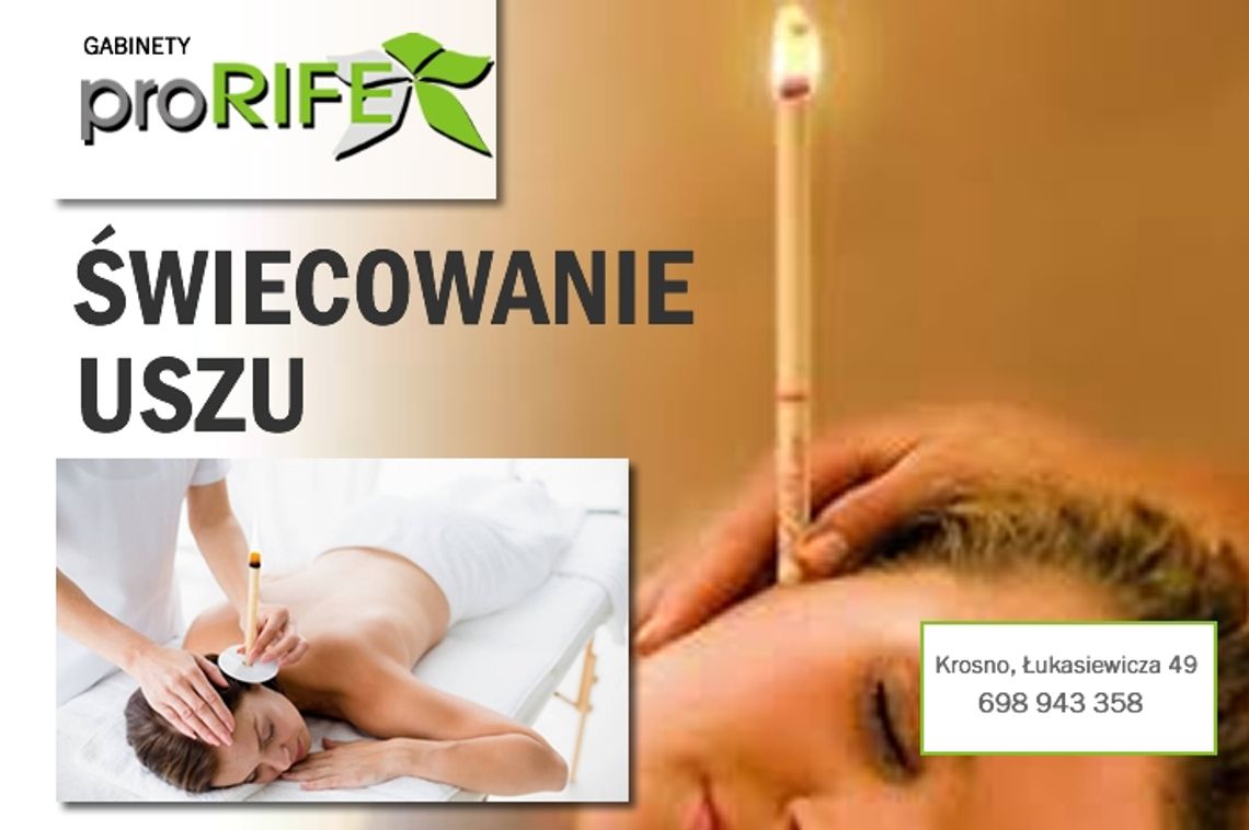 Świecowanie uszu - usunięcie woskowiny zalegającej w uszach i oczyszczenie zatok