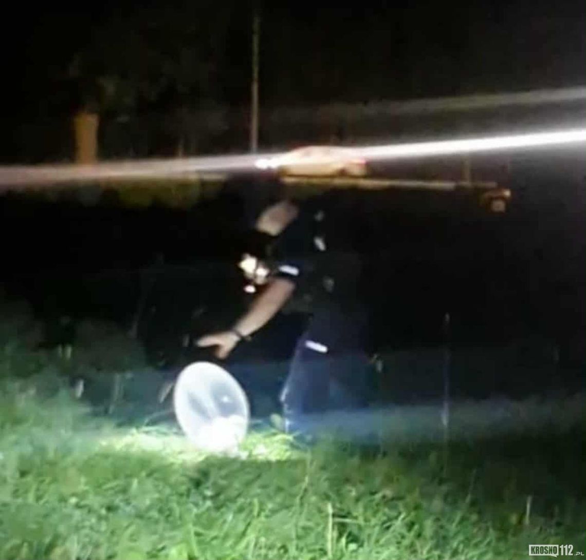 Świetlisty obiekt wylądował w Moderówce. Policja wyjaśnia: to tylko balon weselny