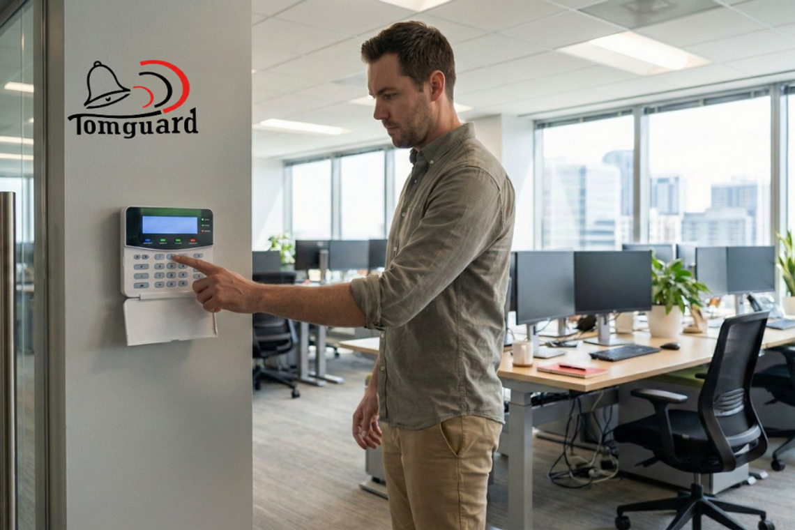 System alarmowy w biurze - montaż FHU Tomguard