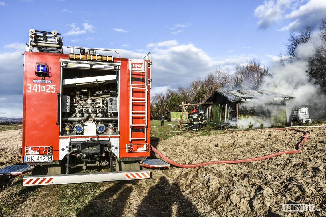 Szczepańcowa: Pożar domku letniskowego