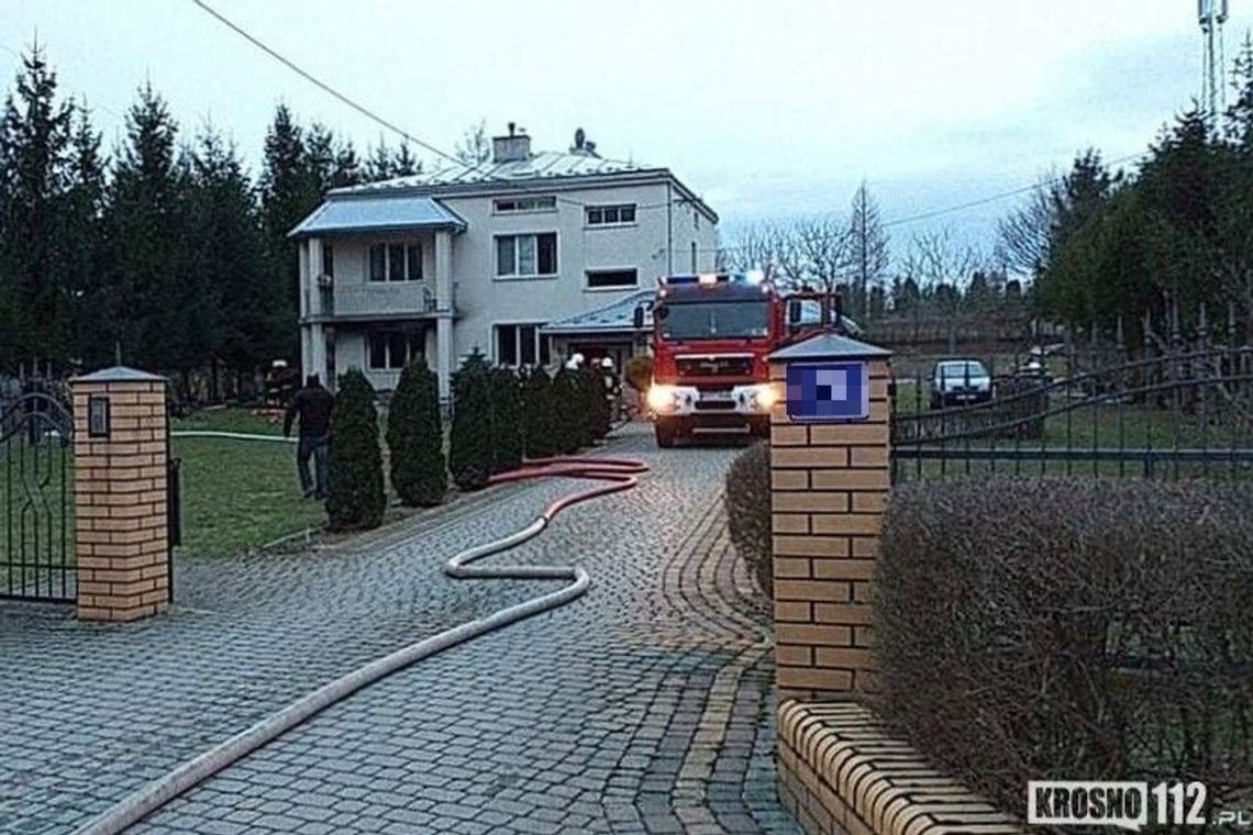 SZCZEPAŃCOWA: Pożar w budynku mieszkalnym na Jarzębinowej