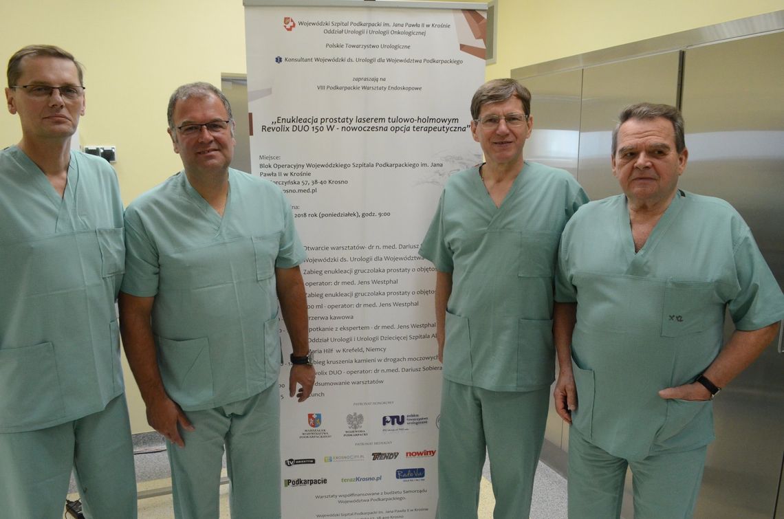 SZPITAL KROSNO: Pierwszy w Polsce zabieg z wykorzystaniem nowoczesnego lasera!