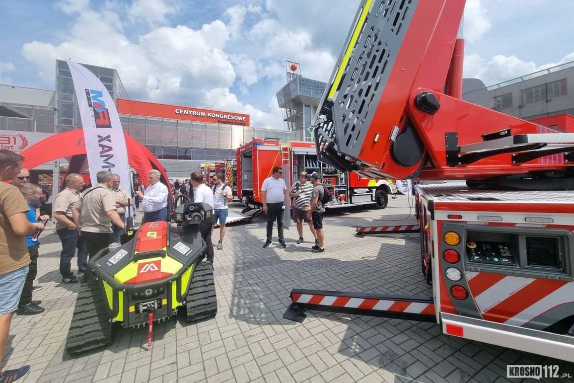 Targi IFRE-EXPO w Kielcach. Strażacy z naszego powiatu również je odwiedzili