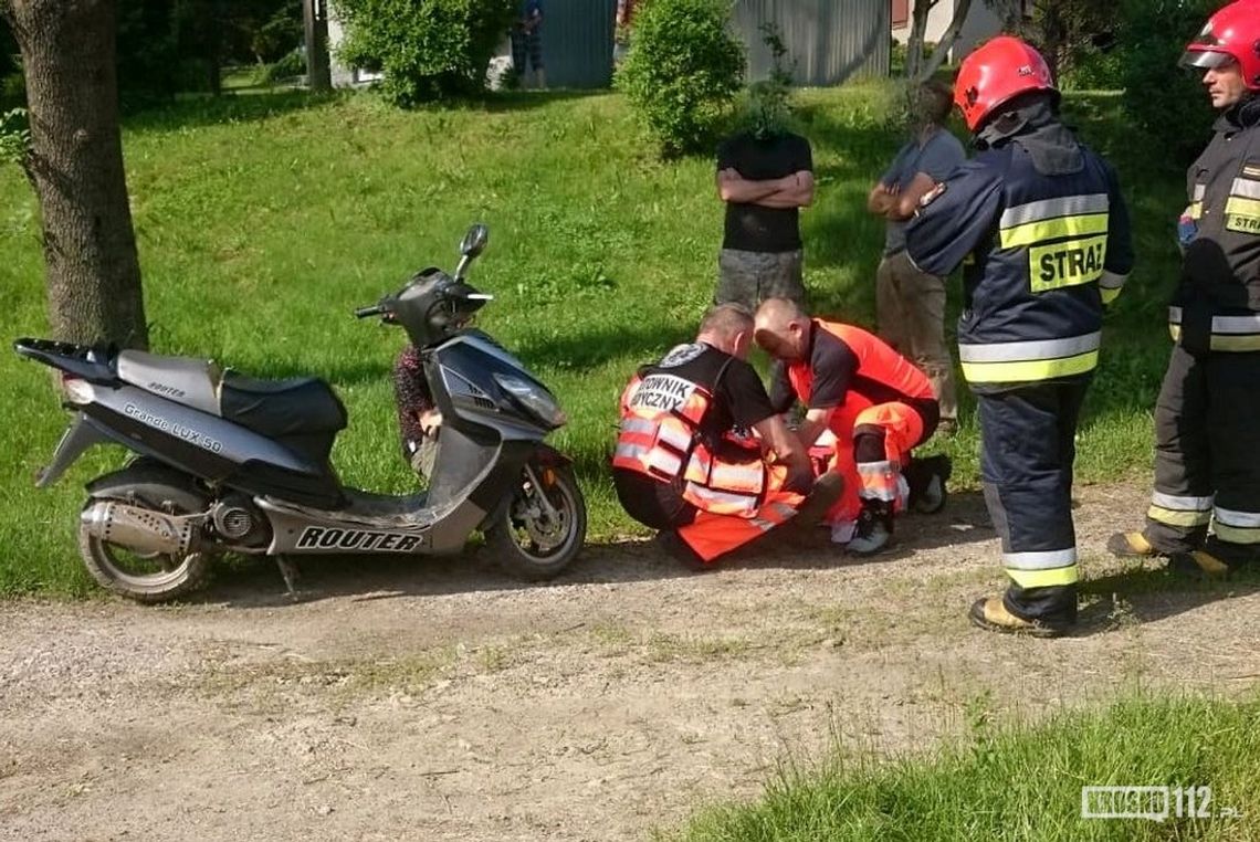 TARGOWISKA: Wypadek jednośladu na ul. Armii Krajowej