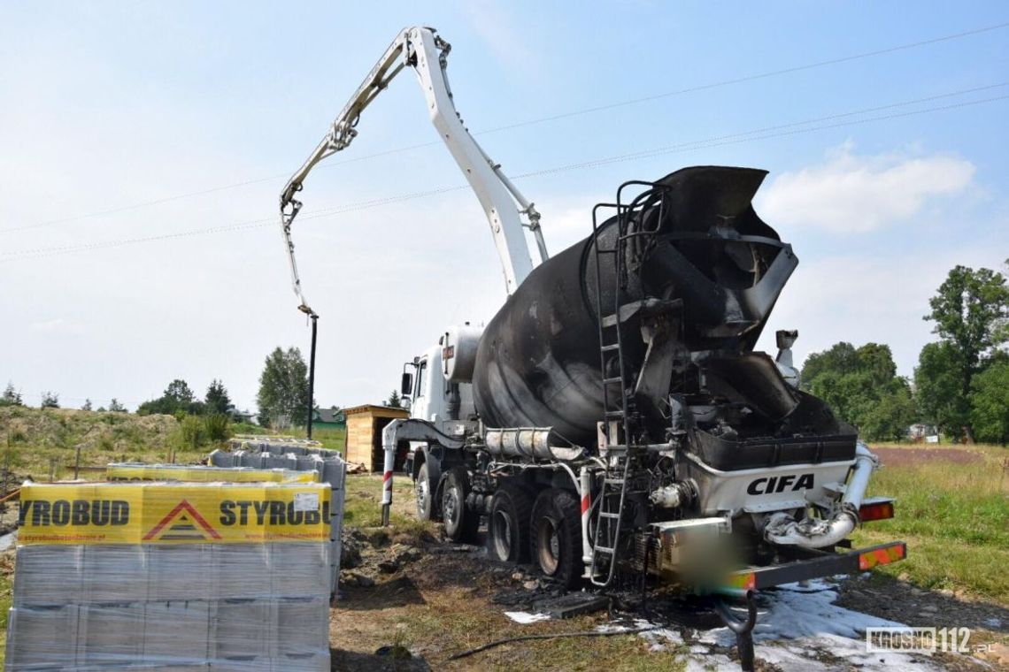 TEODORÓWKA: Tragiczne porażenie prądem operatora betoniarki